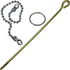 Rocky Mountain Goods Universal Toilet Flapper Lift Wire and Chain - Brass 5” Lift Wire and Brass Chain Replacement Kit for Most Toilet Models - Ea...