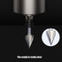 1PC Router Bits 45 Degree V Groove Bit 1/4 Inch Shank Cutting Tool 19/32 Inch Cutting Dia CNC V Bit for Woodworking Door Engraving...