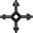 Drills Chuck Key 4 in 1 Multifunctional Steel Drills Chuck Key Suitable for Most Drills and Power Tools...