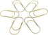 50PCS Jumbo Gold Paper Clips, 50 mm Paper Clips?Non-Slip and Smooth...