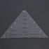 Triangle Quilting Ruler, Easy Diagonal Sets Ruler Laser Cut Acrylic Ruler Easy Precision Cutting Ruler for Quilting Sewing and Crafts...
