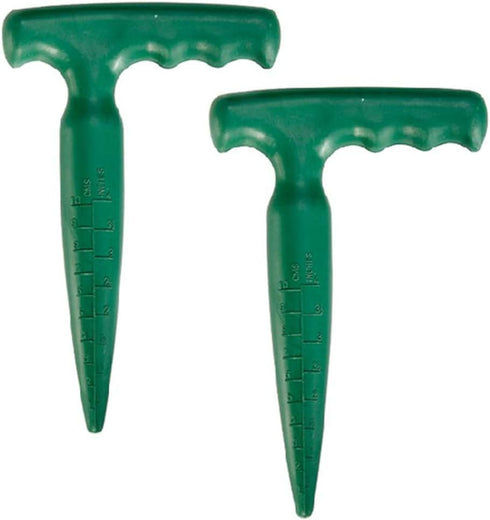 2pcs Plastic Handheld Transplanting Widger Planting Tools Sow Dibbler Soil Digger Hole Punch Garden Supplies Sowing Seeds Transplanting Vegetable ...