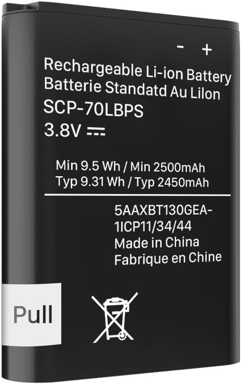 LCLEBM [Upgraded 1800mAh SCP-70LBPS Battery, (New Version) Replacement Battery for Kyocera Cadence 4G LTE S2720 Verizon Flip Phone SCP70LBPS...