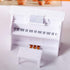 Piano Keyboard Toy for Kids Dollhouse Piano Model Miniature Stool Musical Educational Toy for Micro Landscape Fairy Garden White...