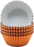 Standard Orange Foil Cupcake Liners Muffin Baking Cups for Party and More, 100-Count...