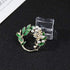 Gardenia Brooch, Jewelry Gift for Women, Girls, Ladies, Exquisite Packaging...