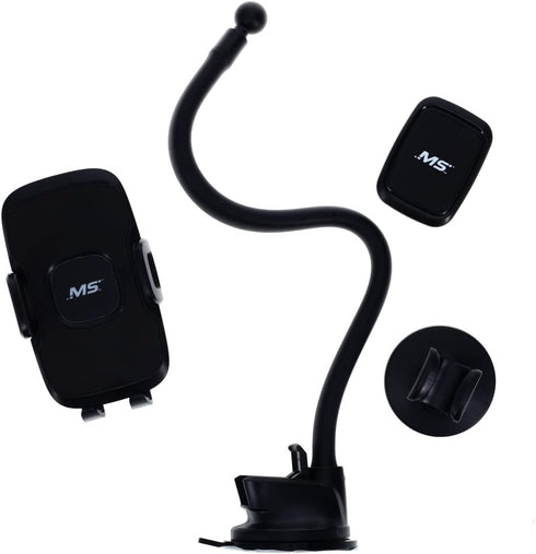 MobileSpec MBM11103 Universal Windshield Mount Features 2 Mounting Styles: Cradle and Magnet...