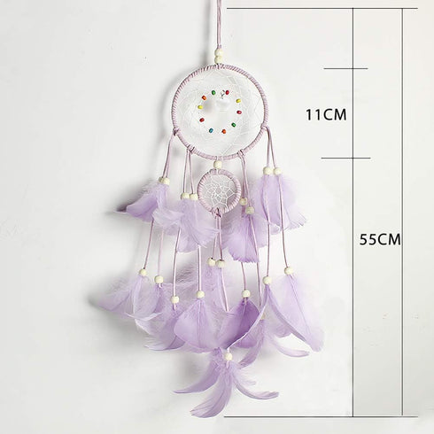 FANDOL DIY Dream Catcher Making Kit, Macrame Dream Catcher Craft Supplies for Kids Bedroom Wall Decor Nursery Baby Room Hanging Wedding Ornaments ...
