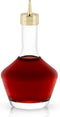 Viski Belmont Crystal Glass Cocktail Bitters Bottle with Gold Dasher Top, Elegant Barware for Cocktail Party or Special Occasion, Home Bar Accesso...