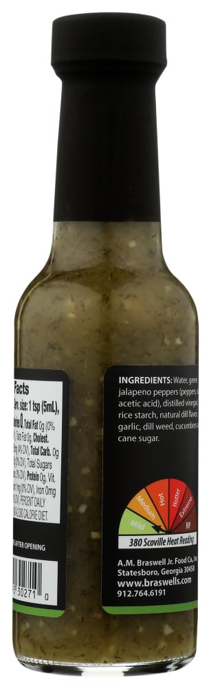Braswell's Dill Pickle Jalapeno Hot Sauce...