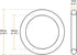 uxcell Fluorine Rubber O-Rings, 90mm OD 80mm ID 5mm Width FKM Seal Gasket for Machinery Plumbing, Green, Pack of 1...