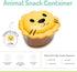 melii Animal Snack Containers with lids - Food Storage for Toddlers and Kids - Lion...