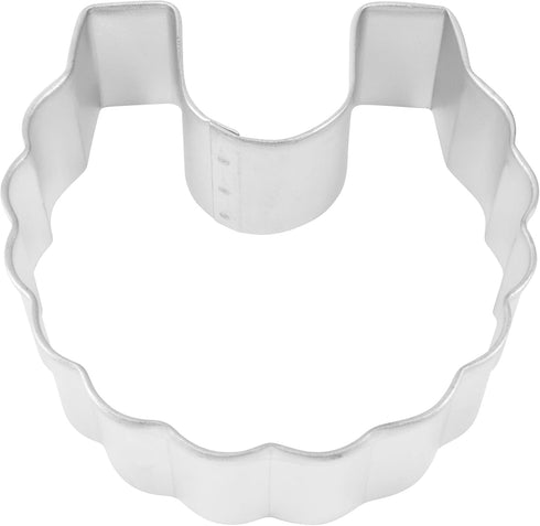 Cybrtrayd R and M Baby Bib 3-Inch Cookie Cutter in Durable, Economical, Tinplated Steel...