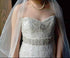 ShiDianYi Ivory Wedding Belt with Rhinestone Applique - Bridal & Bridesmaid Sash...