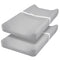 PHF Baby Changing Pad Covers for Boys Girls, 2 Pack Ultra Soft Breathable Microfiber Changing Pad Table Sheets for Most Baby Changing Pads, Grey &...