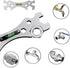 Faucet Wrench Spanner 9mm 12mm 14mm 17mm 23mm 30mm Screw Nut Openings with Level for Shower Repair Bathroom Hose Pipe Plumbing Installation Remova...