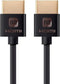 Monoprice HDMI High Speed Cable - 6 Feet - Black, 4K@60Hz, HDR, 18Gbps, 36AWG, YUV 4: - Ultra Slim Series...