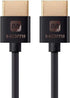 Monoprice HDMI High Speed Cable - 6 Feet - Black, 4K@60Hz, HDR, 18Gbps, 36AWG, YUV 4: - Ultra Slim Series...