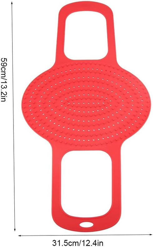 Silicone Turkey Lifter, Reusable Heat Resistant Non Stick Poultry Lifter Turkey Roasting Sling Oven Baking Mat for Home Cooking, 23.2 x 12.4 in...