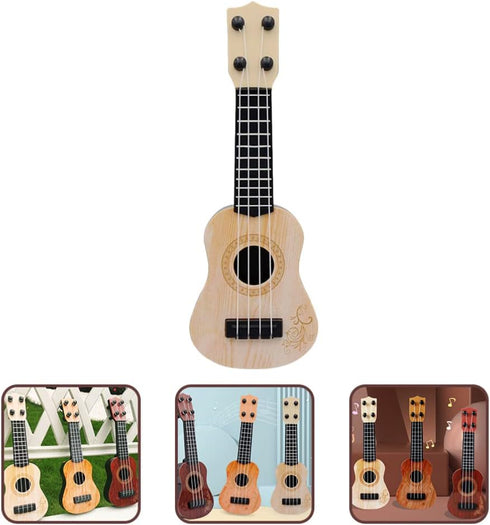 Toddmomy Ukulele Musical Toy Kids Ukulele Toys Plastic Ukulele Guitar Musical Toy Classical Ukulele Guitar for Musical Instrument Educational Toy...