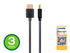 Monoprice - 124185 High Speed HDMI Cable - 4 Feet - Black| Certified Premium, 4K@60Hz, HDR, 18Gbps, 36AWG, YUV, 4:4:4 - Ultra Slim Series...