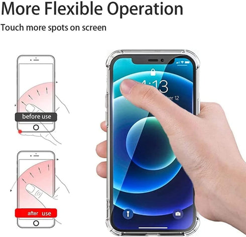 Cell Phone Ring Stand Holder,4 PCS Transparent Finger Ring Holder,360° Degree Rotation Kickstand Phone Ring Grips Compatible with Most Smartphones...