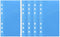 Blue Cash Envelopes A6 Budget Binder Inserts with 2 Pockets 5 Plastic Binder Pockets Planner Inserts for 6 Ring A6 Binders Organizer Notebook Refi...