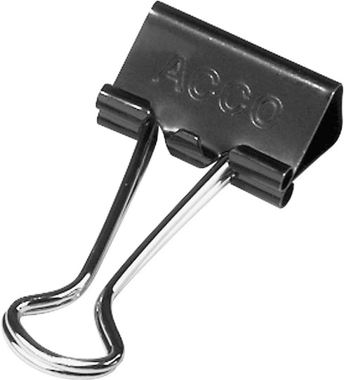 OIC® Binder Clips, Small, 3/4", Black, Box Of 12...