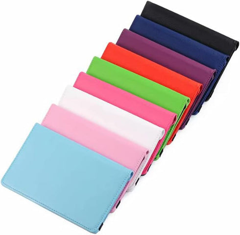 for Amazon Kindle All New Fire 7 SR043KL 7th/9th Generation Cover, Ultra Slim Folio Stand Rotating 360 Degree Leather Case for Kindle Fire HD7 7" ...