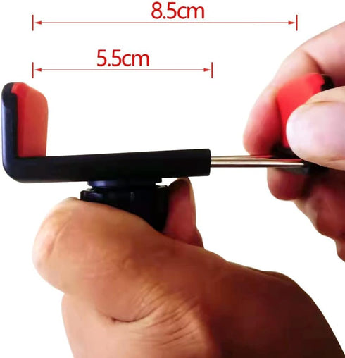 Ring Light Phone Holder Attachment Replacement for Live Stream 1/4" 6.3mm Screw Bendable Flexible Phone Tripod Mount Adapter Adjustable Compatible...