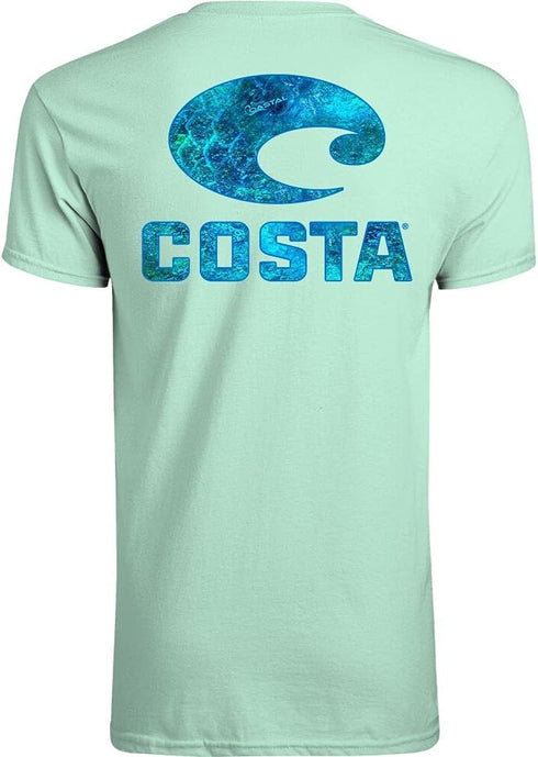 Costa Del Mar Men's Mossy Oak Coastal Short Sleeve Crewneck...