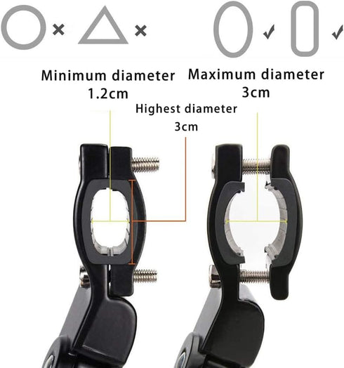 Bike Kickstand Adjustable Aluminium Alloy children Bicycle Kickstand Bike Side Kickstand Fit for 16" 18" 20" Kids Bike stand/Road Bike/BMX/MTB (Bl...