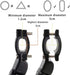 Bike Kickstand Adjustable Aluminium Alloy children Bicycle Kickstand Bike Side Kickstand Fit for 16" 18" 20" Kids Bike stand/Road Bike/BMX/MTB (Bl...