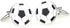 Soccer Ball Black White Pair Cufflinks in a Presentation Gift Box & Polishing Cloth...