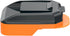 1x Adapter Only Fits Worx 20v USA Version Cordless Tools Compatible with Ridgid 18v (Not Advanced) Batteries - Adapter Only, Black-Yellow (RD-20WX...