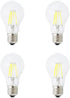 A19 4W Dimmable LED Edison Bulbs A60 E26/E27 Base LED Filament Bulbs for Bathroom Kitchen Living Room,4 Watts(40W Equivalent),Daylight White 6500K...