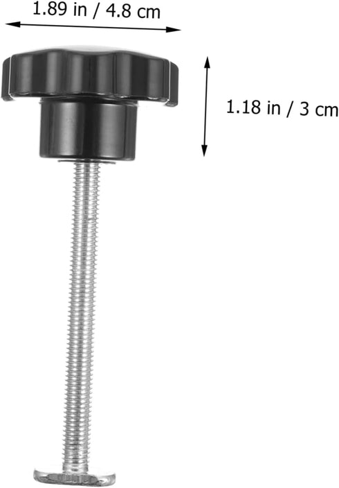 DOITOOL 2 Sets T Screw T- Slot Woodworking Clamp T Slot Clamp T Track Clamp Parts T- Track Woodworking Clamp Carpenter Hold Down Clamp T- Track Ho...