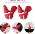Spoon Rest Rooster Pot Clip: 2pcs Silicone Pot Clip Spoon Rest Cooking Utensil Holder Pot Side Clip Spoon Holder for Pot Lid Holders...