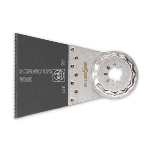 Fein StarLock Plus E-Cut Standard Oscillating Saw Blade - Wide Shape 2-1/2" Width for All Wood, Drywall and Plastics - Fits Most Multitools - 6350...