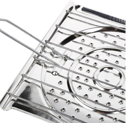 Classic Toaster Bread Foldable Camping Cookware 2 in 1 Heat Diffuser...