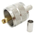 Pack of 5 UHF PL-259 PL259 Male-Plug Crimp Connector Adapter Connector for RG58/U LMR195 (UHF Male Crimp RG58)...