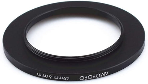 49mm to 67mm Step-Up Ring Filter adapter/49mm to 67mm Camera Filter Ring ;Compatible All Brands 49mm Lens and 67mm UV,ND,CPL,Metal Step Up Ring...