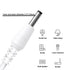 USB to DC 3.5mm Cable 1.5ft/0.5m, DC 5V Power Cord USB to DC 3.5mm x 1.35mm Barrel Jack Adapter Connector Plug Charging Cable (White)...