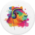 Capybara Wearing Headphones -Music Lovers PopSockets Swappable PopGrip......