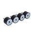 Rubber Mount Isolator, M8 M6 Anti Vibration Isolator, Electric Motor Mount Rubber Bushings, Rubber Mounts, Mechanical Vibration Damping Mounts, 4p...