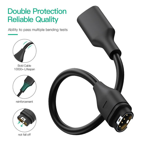 AWINNER Compatible for Garmin Watch Charger Cable USB C Charger Adapter Connector 2 Pack......