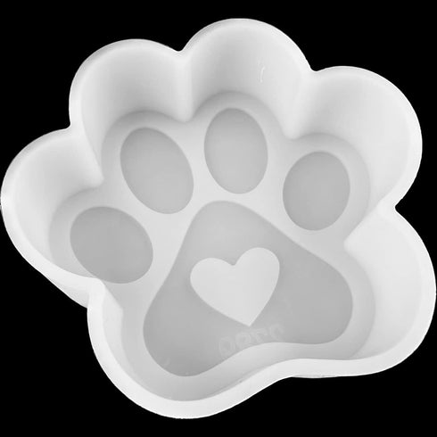 3 Pcs Set Freshie Silicone Mold Car Freshie Mold for Aroma Beads DIY Handmade Freshies Mould (Paw Print + Ribbon + Sea Turtle)...