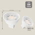 FTL MR16 LED Bulb Dimmable 12V 5W 50W Equivalent 450LM GU5.3 Bipin Base 3000K Warm White Spot Light Bulbs for Landscape Lighting, Track Lighting, ...