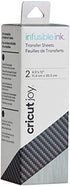 Cricut Joy Infusible Ink Transfer Sheets - 2 Sheets 4.5" x 12" - Carbon Fiber Pattern - for Cricut Mug Press, Joy, Sublimation Projects...