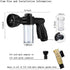 Garden Hose Nozzle Adjustable Hose Spray Nozzle High Pressure 8 Watering Pattern with 3.5Oz Soap Sprayer Power Garden Water Hose Foam Nozzle Spray...